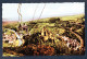 Luxembourg. Vianden.Télésiège ( Années 50). Vue Aérienne Sur Les Ruines Du Château - Vianden