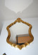 E1 Ancien Miroir Doré - France - H 65cm 1970 1980 - Espejos