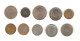 454/ Lot  : 10 Monnaies : Rwanda - Irlande - Equateur - Ethiopie - Kenya - Roumanie - Verzamelingen & Kavels