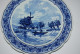 E1 Ancien Plat - Décor Marin - Delft - Plat Décoratif - Delft (NLD)