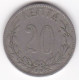 Grèce 20 Lepta 1894 A Paris. George I. Copper-Nickel. KM# 57 - Grecia