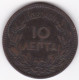 Grèce 10 Lepta 1878 K Bordeaux, George I, En Cuivre, KM# 55 - Greece