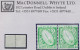 Ireland 1934 SE ½d Green Imperf X Perf 14 Experimental Coil Pair Fresh And Fine Mint Unmounted Never Hinged - Nuevos