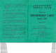 Carte Du Tennis Club ALMONDSBURY Menbership Card 1963 Lynbrook Florence Park BRISTOL  ( Format 7,5 X 11,5 Cm  ) - Ver. Königreich