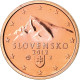 Slovaquie, 2 Euro Cent, 2012, BU, FDC, Copper Plated Steel, KM:96 - Slowakei