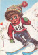 Illustrateur Michel Thomas - Dessin Enfants - Sports D' Hiver  F 101 - Thomas