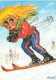 Illustrateur Michel Thomas - Dessin Enfants - Sports D' Hiver   F 102 - Thomas