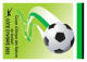 BURUNDI 2023 - STATIONERY CARD - FOOTBALL SOCCER AFRICA CUP OF NATIONS IVORY COAST COTE D' IVOIRE - Fußball-Afrikameisterschaft