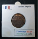 France 1862A 2 Centimes Type Napoléon III Tête Laurée (réf Gadoury N°104) - 2 Centimes