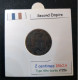 France 1862A 2 Centimes Type Napoléon III Tête Laurée (réf Gadoury N°104) - 2 Centimes