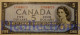 CANADA 5 DOLLARS 1954 PICK 77b AXF - Canada