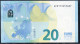 EURO 20  ITALIA SP  S027 I6 LAST POSITION  "17"  LAGARDE  UNC - 20 Euro