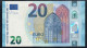 EURO 20  ITALIA SP  S027 I6 LAST POSITION  "17"  LAGARDE  UNC - 20 Euro