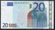 RARE 20 EURO  ITALIA S J018  TRICHET  CIRCULATED - 20 Euro