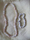 LOT D' 1 COLLIER DE COQUILLAGES+1 BRACELET EN PIERRES - Altri & Non Classificati