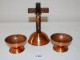 C70 Garniture D'Autel -  2 Bases - Objet Religieux - Religieuze Kunst