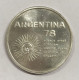 Argentina 1000 PESOS ARGENT 1978 COUPE DU MONDE DE FOOTBALL ARGENTINE E.065 - Argentine