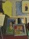 Adrien Holy Peintre Suisse 1898 St-Imier, Bern-1978 Genève: „ATELIER“ 1952 73x92 (Schweizer Kunst Art Painting Tableau - Oils