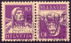 Schweiz Suisse 1930: Kehrdruck Tête-bèche "Tell" Zu K27z Mi K27z Grillé O VORSICHT AUF DER STRASSE (Zumstein CHF 100.00) - Tête-bêche