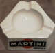 Cendrier Martini Dry - Rossi (Vermouth, Apéritif à Base De Vin) - Porcelaine