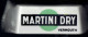 Cendrier Martini Dry - Rossi (Vermouth, Apéritif à Base De Vin) - Porcelana