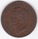 Italie 10 Centesimi 1866 OM Strasbourg ,Vittorio Emanuel, II , En Bronze - 1861-1878 : Victor Emmanuel II.