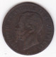 Italie 2 Centesimi 1867 T Torino , Vittorio Emanuele II. En Bronze - 1861-1878 : Vittoro Emanuele II