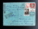 RUSSIA USSR 1959 REGISTERED LETTER STANYTSIA LUHANSKA TO GUEBWILLER 30-11-1959 SOVJET UNIE CCCP SOVIET UNION - Briefe U. Dokumente