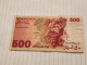 Israel-500 SHEQEL-HBARON EDMUND DE ROTHSCHILD-(1978-79)(451)(BLACK-NUMBER)-(0326656440)-stain-wrinkles-bank Note - Israel