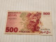 Israel-500 SHEQEL-HBARON EDMUND DE ROTHSCHILD-(1978-79)(456)(BLACK-NUMBER)-(0532449270)-xxf-bank Note - Israel