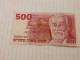 Israel-500 SHEQEL-HBARON EDMUND DE ROTHSCHILD-(1978-79)(461)(BLACK-NUMBER)-(0260294940)-Wrinkles Stain -bank Note - Israel