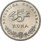 Croatie, 5 Kuna, 2008, Cuivre-Nickel-Zinc (Maillechort), FDC, KM:23 - Croatie