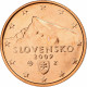 Slovaquie, 2 Euro Cent, 2009, Kremnica, Cuivre Plaqué Acier, FDC, KM:96 - Slowakei