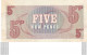 Billet  De Banque British Armed Forces  5 Five New Pence - Forze Armate Britanniche & Docuementi Speciali