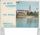 Carte à 3 Volets D' HEROUVILLE  SAINT CLAIR  Le Petit  Lourdes   ( Format 15 X 10 Cm )( Recto Verso ) - Herouville Saint Clair