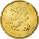 Finlande, 20 Euro Cent, 2010, Vantaa, Laiton, FDC, KM:127 - Finlande