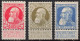 Timbre - Belgique - 1905 - COB 74/76* Et 78* - Grosse Barbe - Cote 178 - 1905 Grove Baard