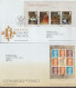 United Kingdom: 10 FDC With Souvenir Sheets Or Booklet Panes. Postal Weight Approx 200 Gramms (002-79) - Collections (sans Albums)