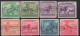 Timbres - Congo Belge - 1925 - COB 118-119-121-122-123-124-125-126-127-128-Annulé Griffe Encadré Paquebots - Nuovi