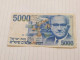 Israel-5000 SHEQELIM-LEVI ESHKOL-(1982-1986)(482)(BLACK-NUMBER)-(6257942307)-wrinkle-stain-bank Note - Israël
