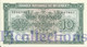 BELGIUM 10 FRANCS 1943 PICK 122 UNC - 10 Francs-2 Belgas