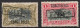 Timbre - Congo Belge - 1909 - COB TX 21*X2 Et 22/3* - Surcharge Typographique - Cote 88 - Ungebraucht