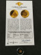 100 NGULTRUM OR 2011 BE CHORTEN KORA BHOUTAN 5000 EX. / GOLD / 11mm 0.5g Or 999 - Bhutan