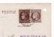 Entier Postal 1947 Cérès De Mazelin Cavaillon Vaucluse Tourcoing Moulin Fils & Cie Tissus - 1945-47 Ceres (Mazelin)