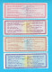 WINTER OLYMPIC GAMES SARAJEVO 1984 Lot Of 4. Lottery Tickets * Winter Olympics Jeux Olympiques D'hiver Olympia Olympiade - Habillement, Souvenirs & Autres