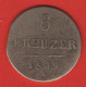 Österreich - 6 Kreuzer 1849A - Autriche