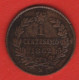 ITALY - 1 CENTESIMI 1862N - 1861-1878 : Vittoro Emanuele II