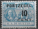 Plaatfout Streepje Door D In 1907 Portzegels De Ruyter 10 Ct / ½ Ct NVPH ) P 38 Postfris - Strafportzegels