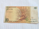 Israel-10 NEW SHEQELIM-GOLDA MEIR-(1985)(524)(MENDELBAUM/SHAPIRA)-(8919630333)-wrinkle-stain Bank Note - Israele