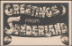 Greetings From Sunderland, Durham, 1905 - Ralph Dunn RP Postcard - Andere & Zonder Classificatie